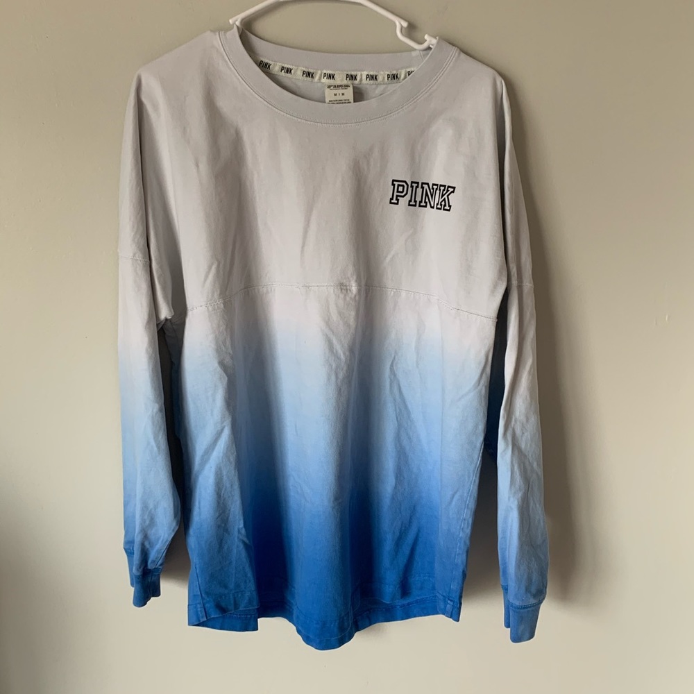 Pink Victoria's Secret varsity tunic long sleeve